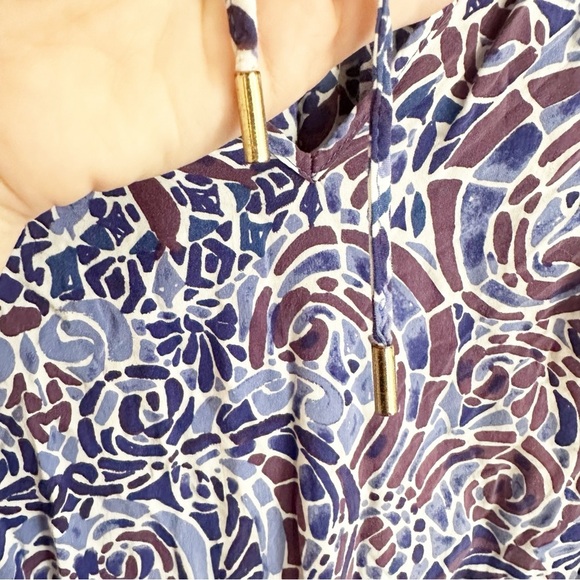 Lilly Pulitzer Willa Top in Tic Tac Tile Size XS EUC - Picture 4 of 9